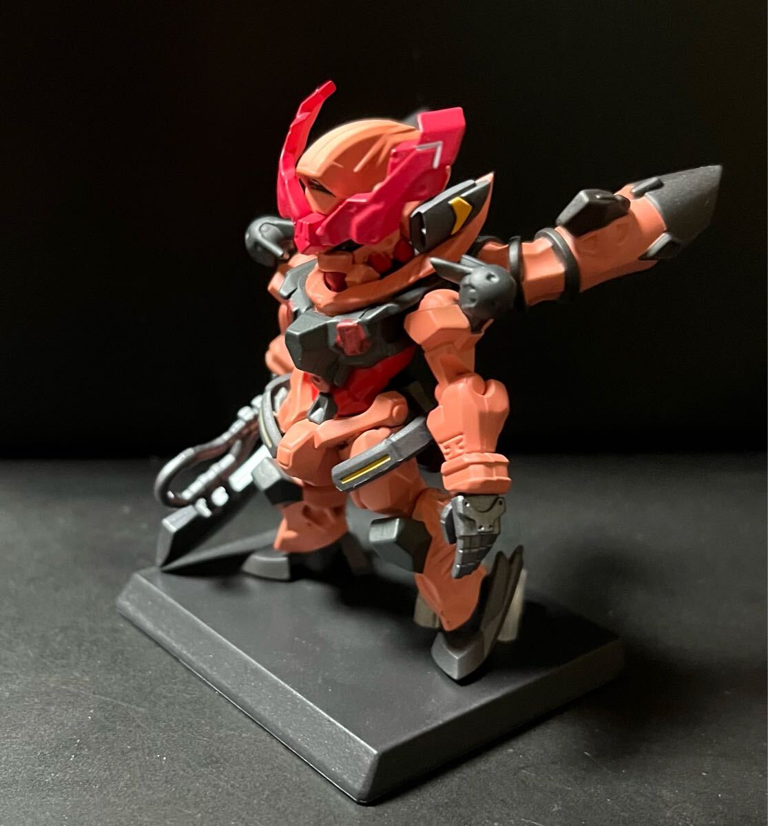 ガンダムコンバージ GQuuuuuuX エグザベカラー リペイント ギャン FW GUNDAM CONVERGE ガンダムコンバージ GQuuuuuuX 赤いガンダム