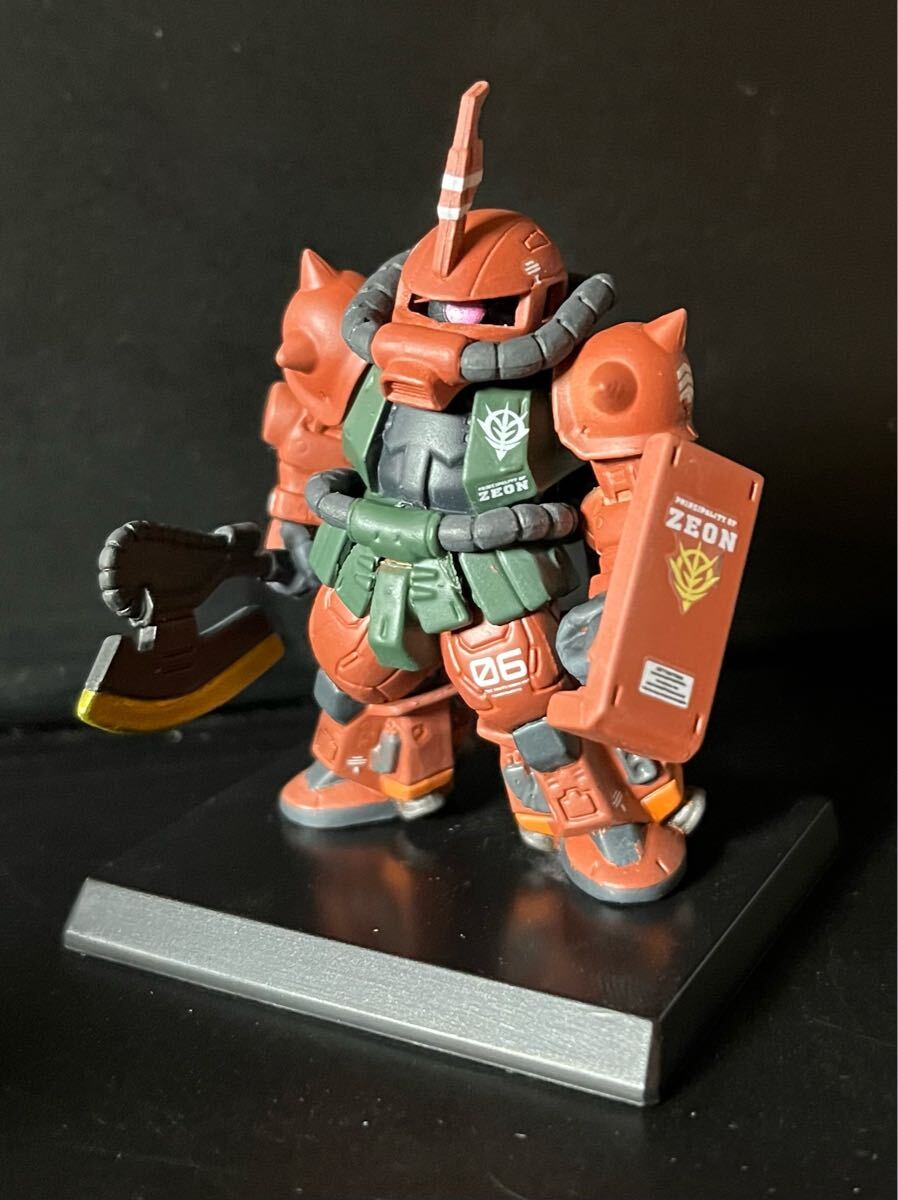 ガンダムコンバージ ガルマ 高機動型ザク 改造 リペイント FW GUNDAM CONVERGE ガンダムコンバージ ガルマ専用 高機動型