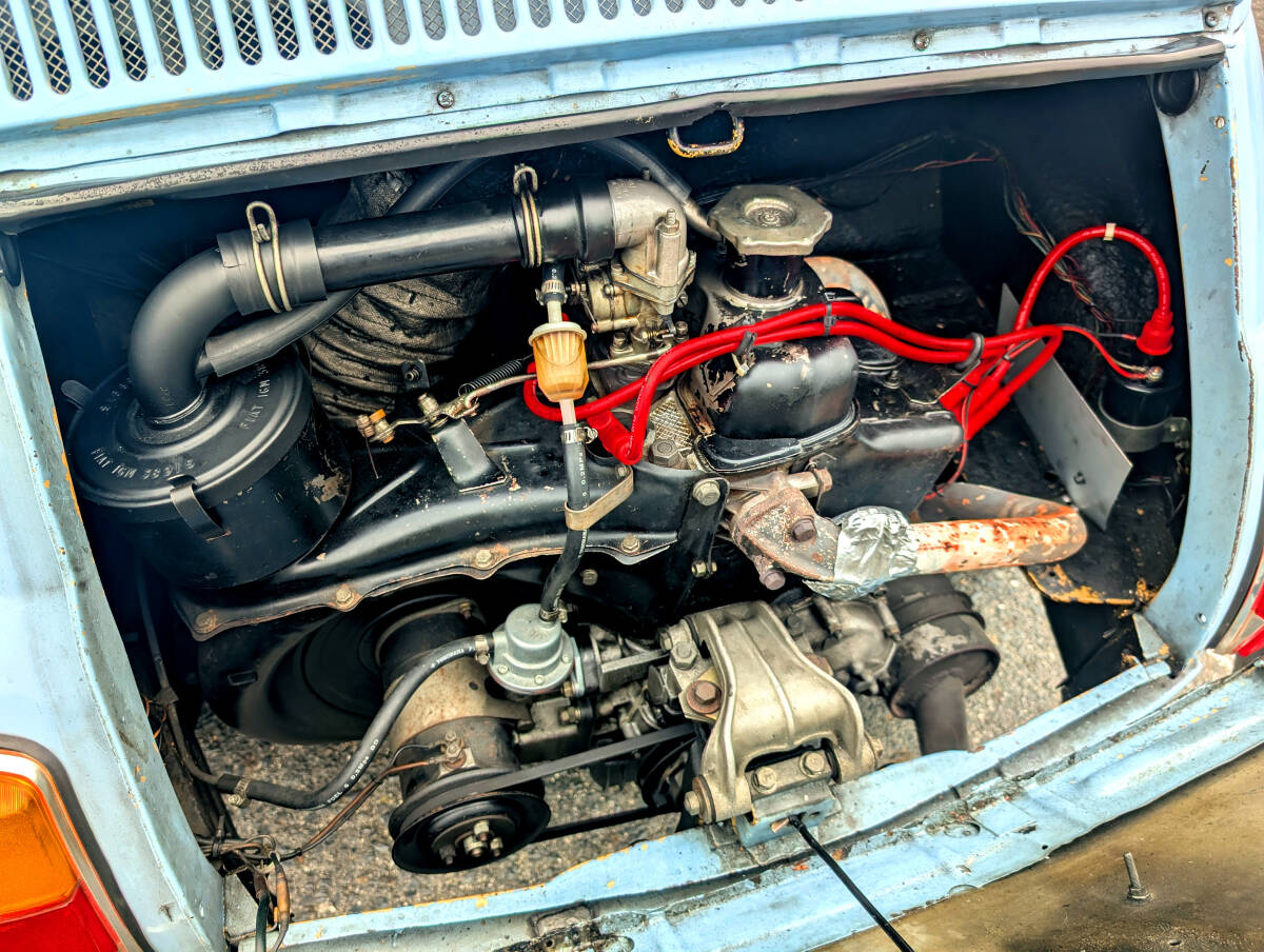 フィアット500、1972年、希少右ハンドル、走行12.2萬(wàn)km、車(chē)検令和8年1月、35年愛(ài)用、FIAT500L、チンクエチェント、CINQUECENTO、NUOVA 500
