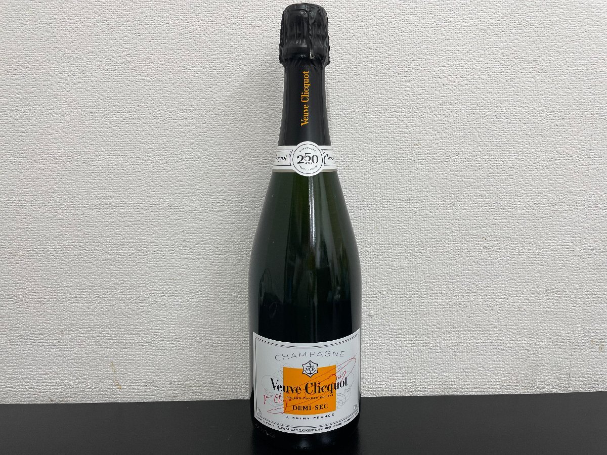 【未開栓?古酒】1円スタート☆Veuve Clicquot ヴーヴ?クリコ ドゥミセック シャンパン 750ml 12％