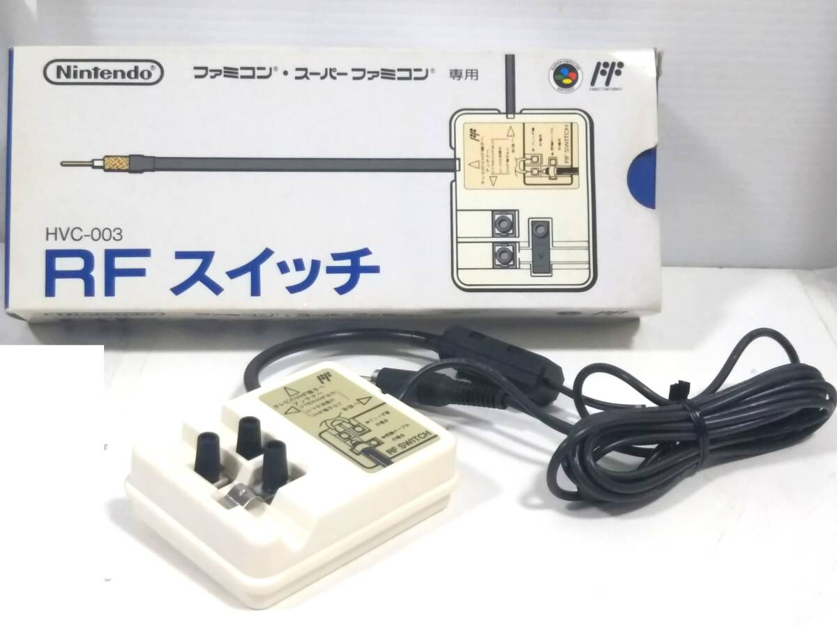 * Nintendo Super Famicom работа OK Hsu famiHVC-002 игра машина nintendo Nintendo HVC-003 RF переключатель имеется наружная коробка трещина есть 