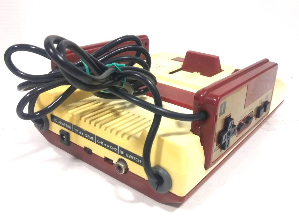 * nintendo Family компьютер Famicom работа электризация вместе не проверка совершенно утиль HVC-001 контроллер / игра soft имеется текущее состояние доставка 