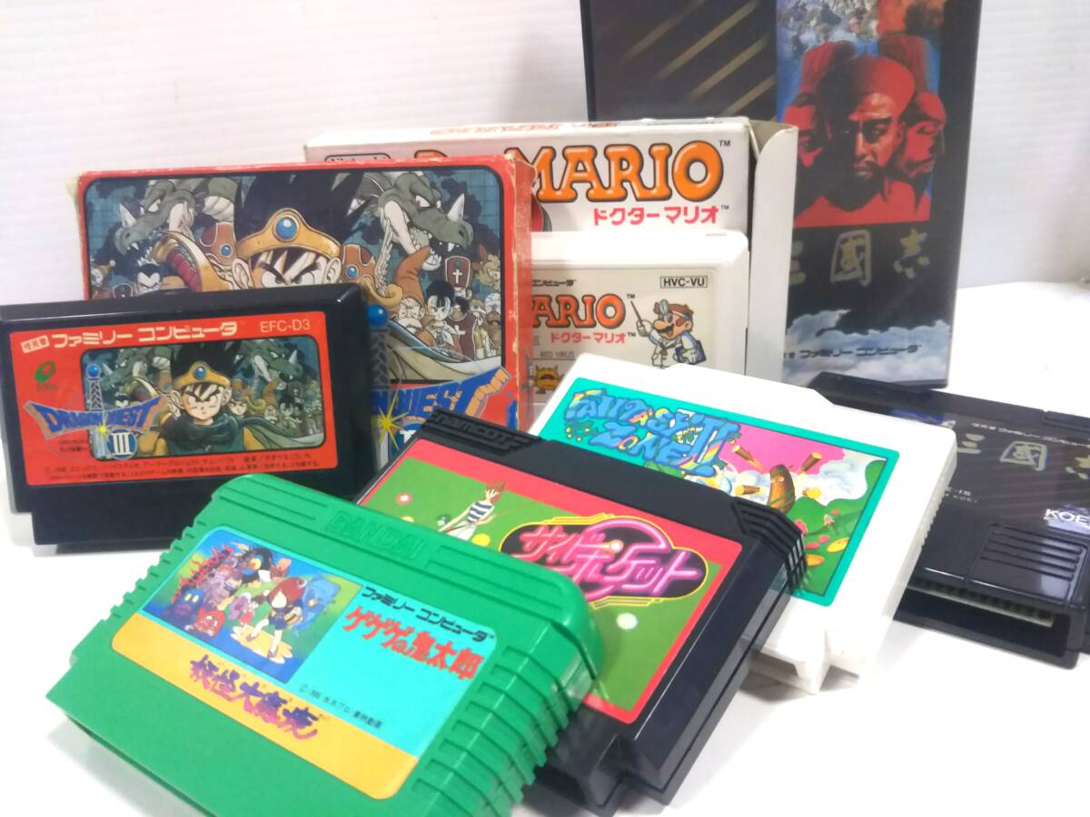 * nintendo Family компьютер Famicom работа электризация вместе не проверка совершенно утиль HVC-001 контроллер / игра soft имеется текущее состояние доставка 