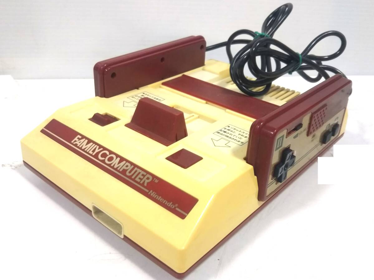 * nintendo Family компьютер Famicom работа электризация вместе не проверка совершенно утиль HVC-001 контроллер / игра soft имеется текущее состояние доставка 