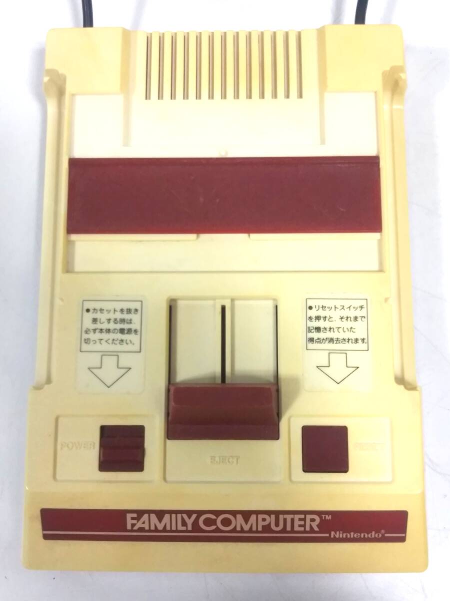 * nintendo Family компьютер Famicom работа электризация вместе не проверка совершенно утиль HVC-001 контроллер / игра soft имеется текущее состояние доставка 