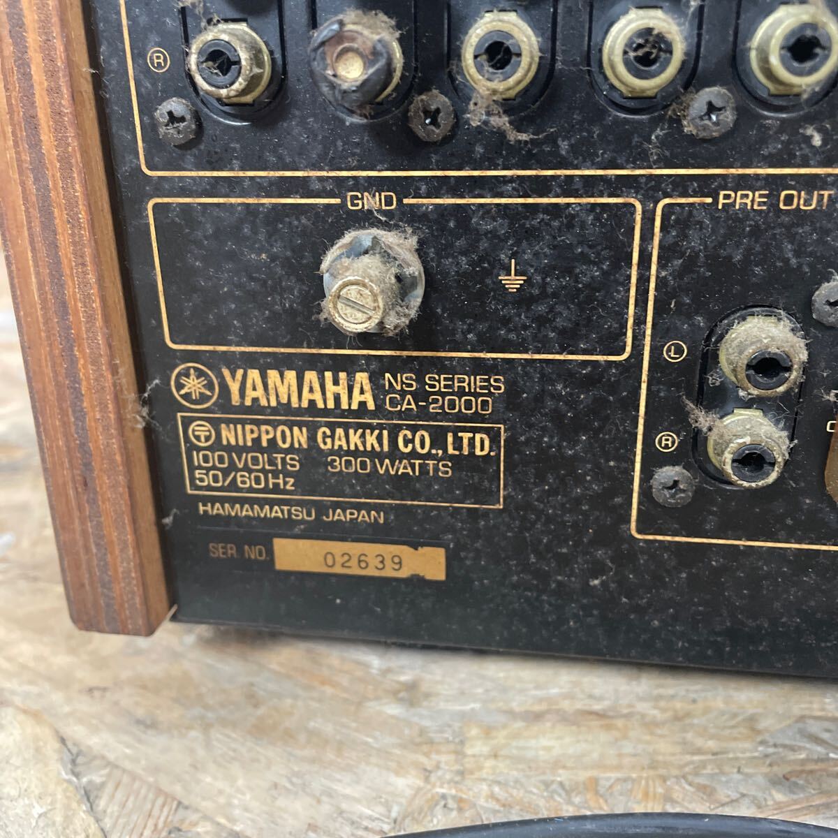 0501/1 иен ~/YAMAHA/ Yamaha / стерео усилитель /CA-2000/ аудио / звук оборудование / электризация только проверка / текущее состояние товар 