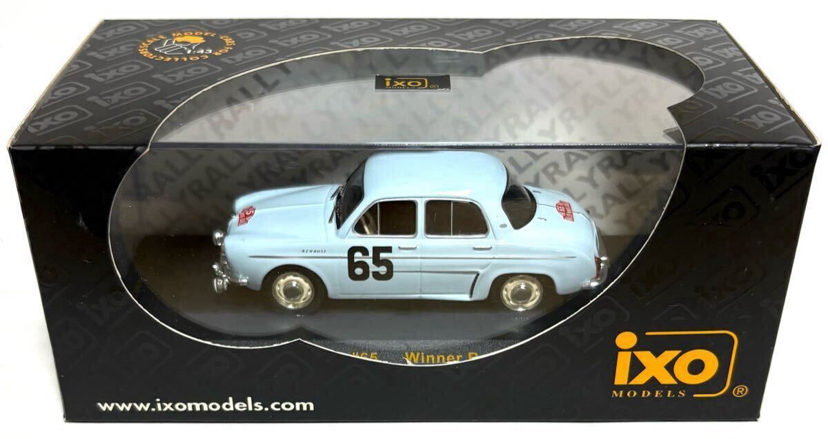 イクソ(ixo MODELS) 1/43 ルノー ドーフィン No.65 G.MONRAISSE/J.FERET 1958 ラリー モンテカルロ 総合優(yōu)勝