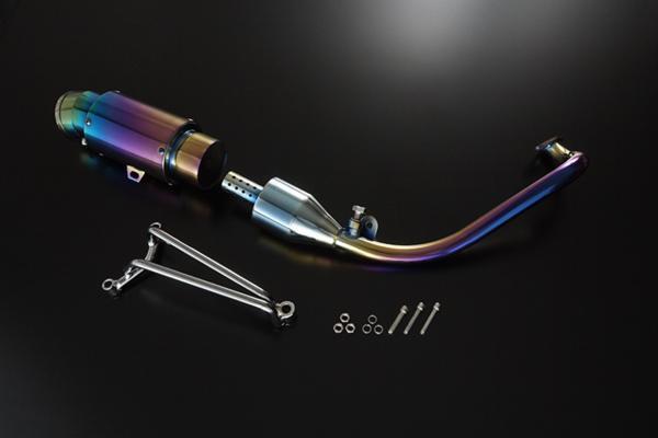 新品 スズキ アドレスV125G CF46A チタン調(diào) ステンレス カスタムマフラー ショート