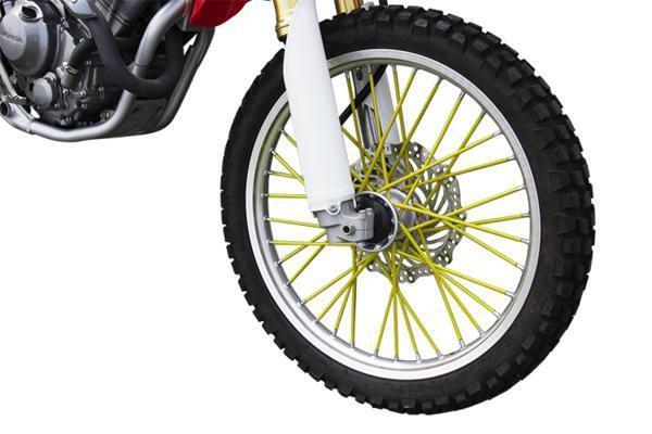 新品 スポークラップ 190mm 黃色 40本セット ホイール1本分 イエロー スポークスキン バイクパーツセンター