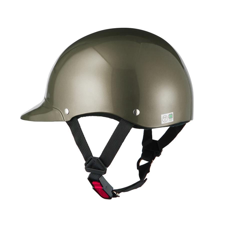 ヘルメット 半キャップ ガンメタ KC-102 57cm-60cm 半ヘル SG規(guī)格適合 PSCマーク取得 バイクパーツセンター