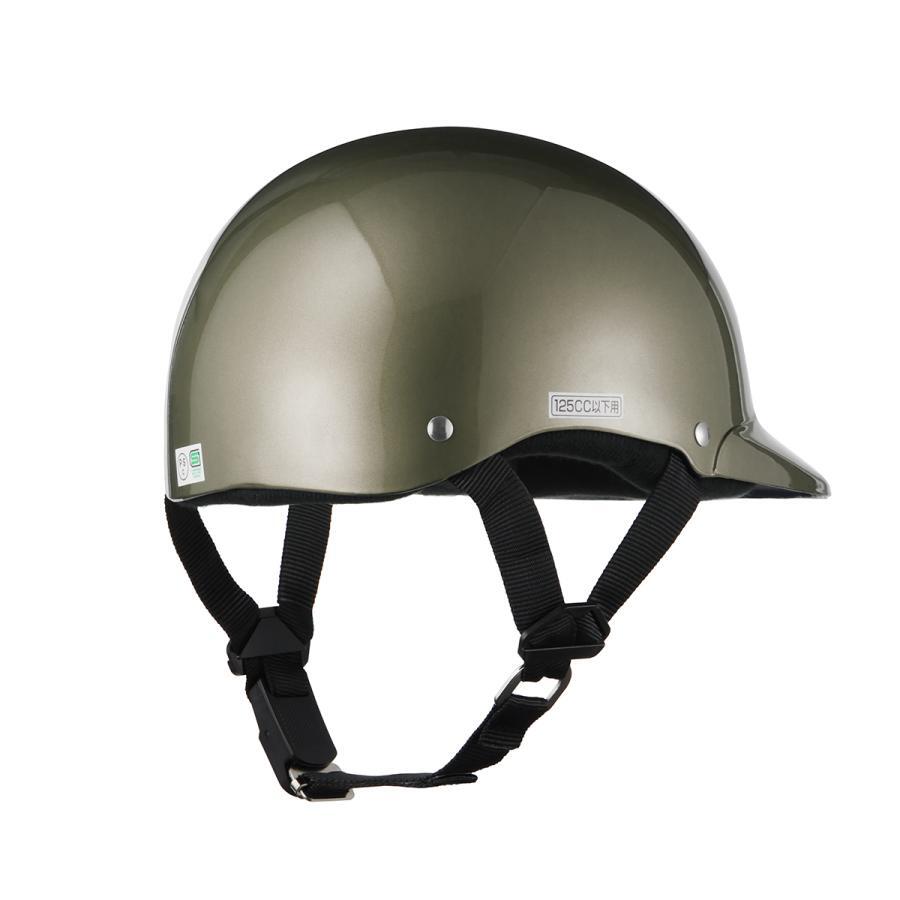 ヘルメット 半キャップ ガンメタ KC-102 57cm-60cm 半ヘル SG規(guī)格適合 PSCマーク取得 バイクパーツセンター