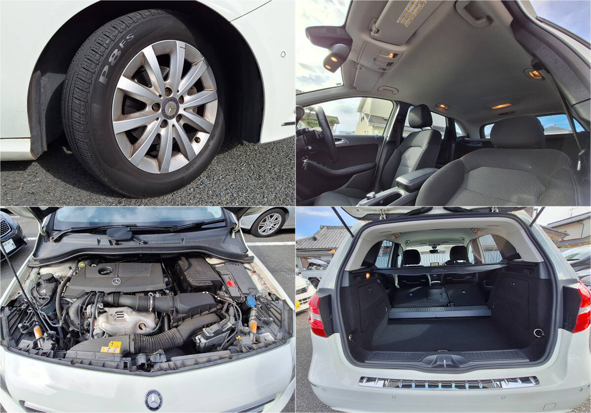 諸費(fèi)用なし☆M?ベンツ B180 ブルーエフィシェンシー☆H24年式☆車検2年以上☆直4ターボ、Bluetooth、バックカメラ☆7速AT、パドルシフト