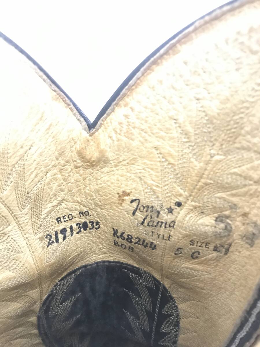 1065　ウエスタンブーツまとめ?。醋悭互氓取ˉ籁％螗譬`ジ　革　VIBRAM TonyLama DANPOST 　シューズ　※傷?破れあります