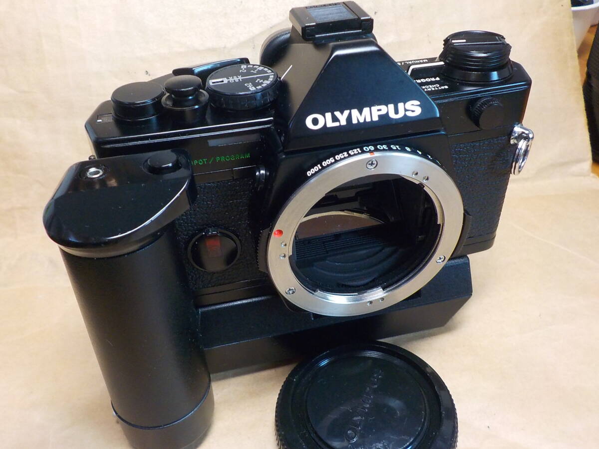 オリンパス　OM-2 SP(スポットプログラム） ワインダー２　ジャンク品