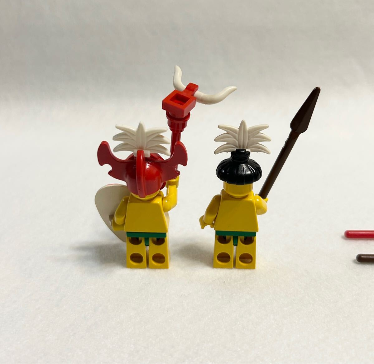 レゴ LEGO ロンゴ族 パーツ フィグ カヌー 旗 鳥 等