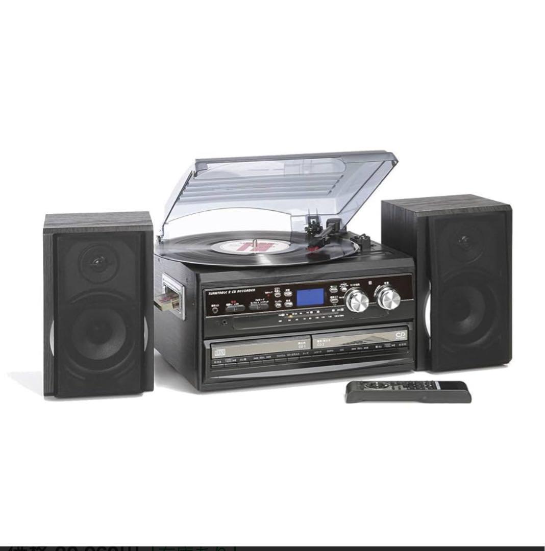 【未使用】CDコピー機能搭載マルチプレーヤー　TCDR-186WC　レコード・カセット・CDをCDへ録音できるマルチプレーヤー_画像2