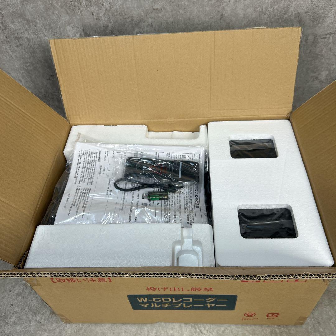 【未使用】CDコピー機能搭載マルチプレーヤー　TCDR-186WC　レコード・カセット・CDをCDへ録音できるマルチプレーヤー_画像5