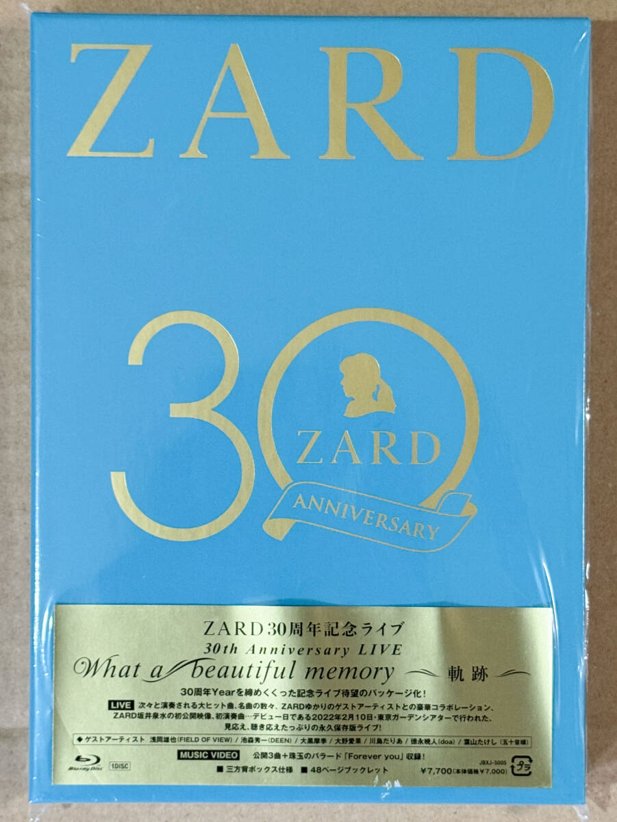 Blu-ray】 ZARD 30周年記念ライブ 『ZARD 30th Anniversary LIVE