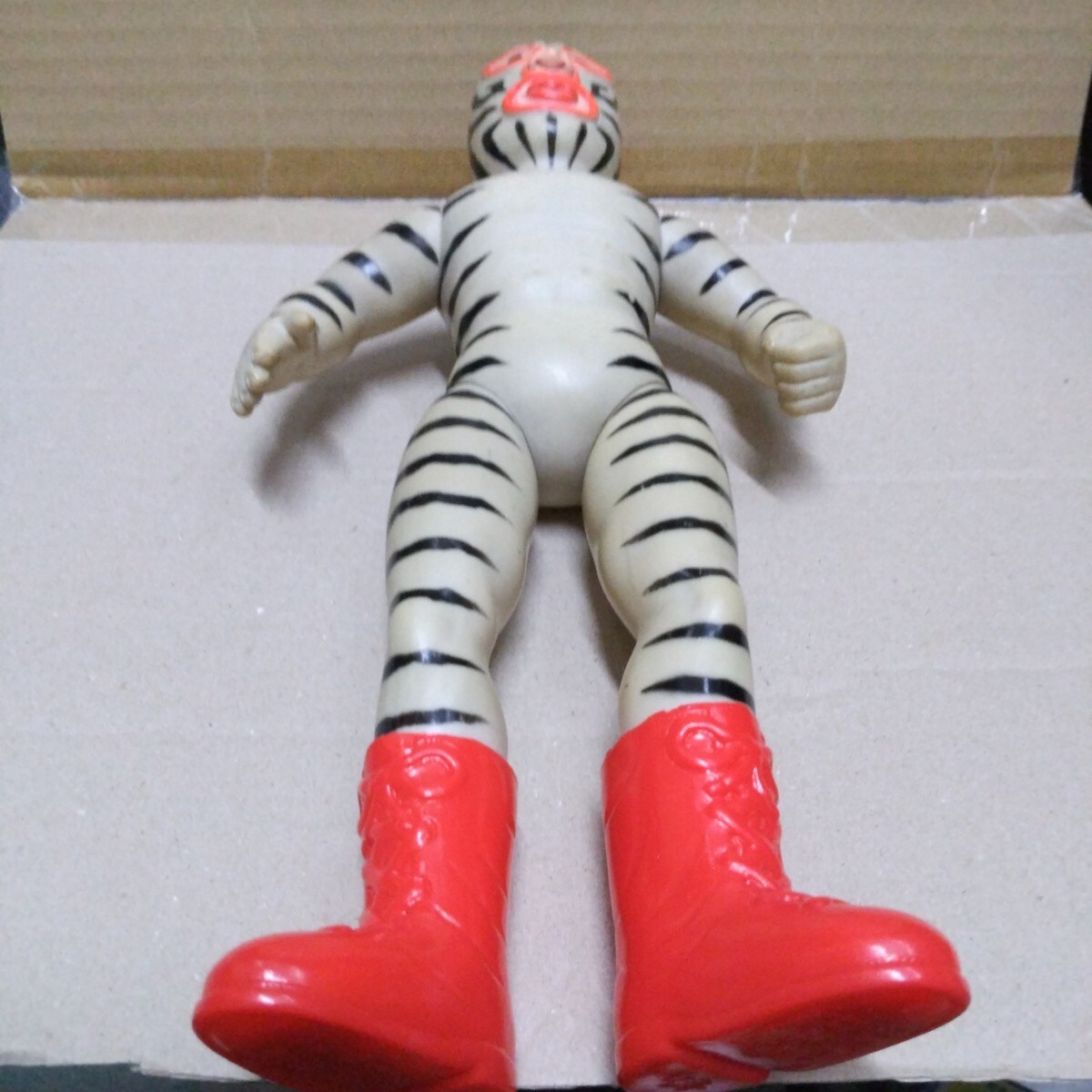 中嶋製作所 タイガーマスク グレートゼブラ 当時物 ソフビ