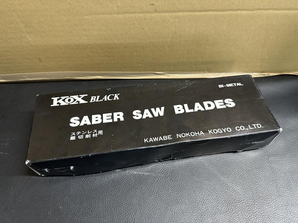 007◇未使用品◇河部鋸刃工業 KOXBLACK セーバーソーブレード 10枚入×10 300×14T