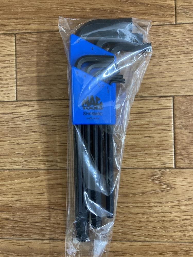 003☆未使用品?即決価格☆　MACTOOLS ヘックスレンチセット SHKML9SB
