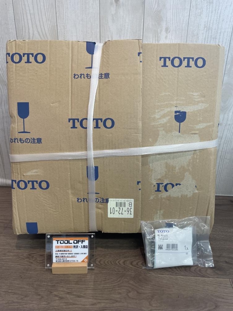 009▼未開封品?即決価格▼TOTO 壁掛手洗器 L30DM パステルアイボリー 金具付きTL220D