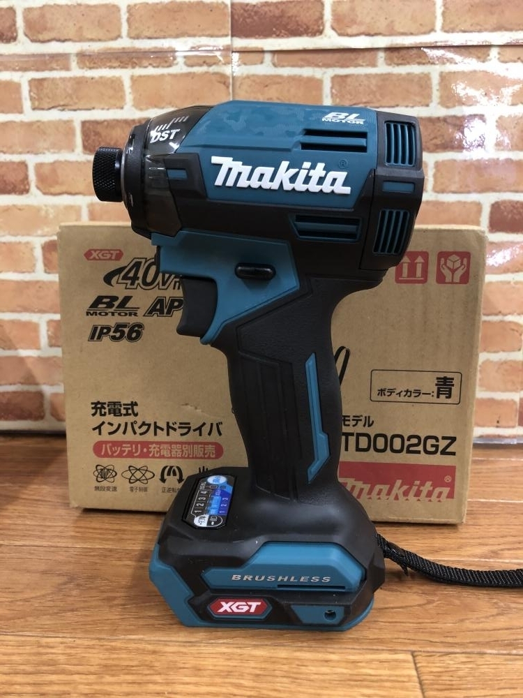 011* не использовался товар * блиц-цена *makita Makita 40Vmax заряжающийся ударный инструмент TD002GZ синий 