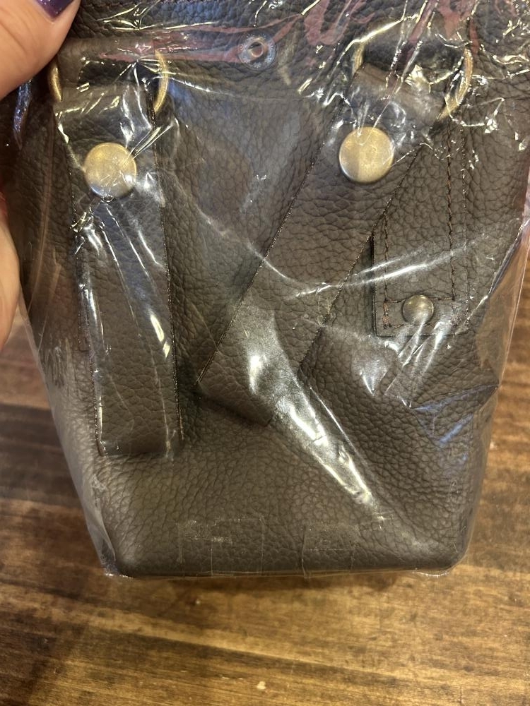 023◆未使用品?即決価格◆ふくろ倶楽部 mini 朱雀 ベルトポーチ MSZ-80B(茶) 保管品