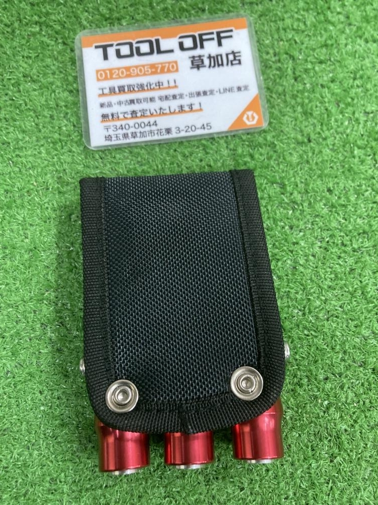 006□未使用品?即決価格□ベッセル クイックキャッチャー　3連ホルダーマグネット付 No.QB-10MB3B　赤　保管品　パッケージ無し