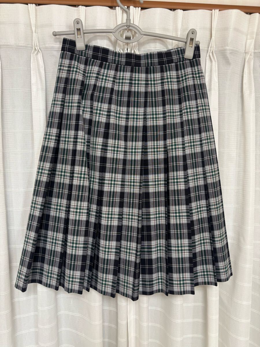 城南高校 制服 女子 リボン チェックスカート ブレザー リュック サブバッグ ベネトン 女子校