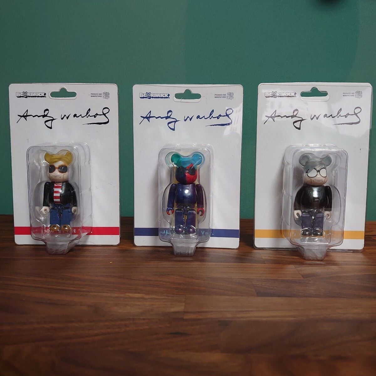 BE@RBRICK Andy Warhol 100％ Set (SILK SCREEN/60's STYLE/80's STYLE) MEDICOM TOY/ ベアブリック アンディ ウォーホール メディコムトイ
