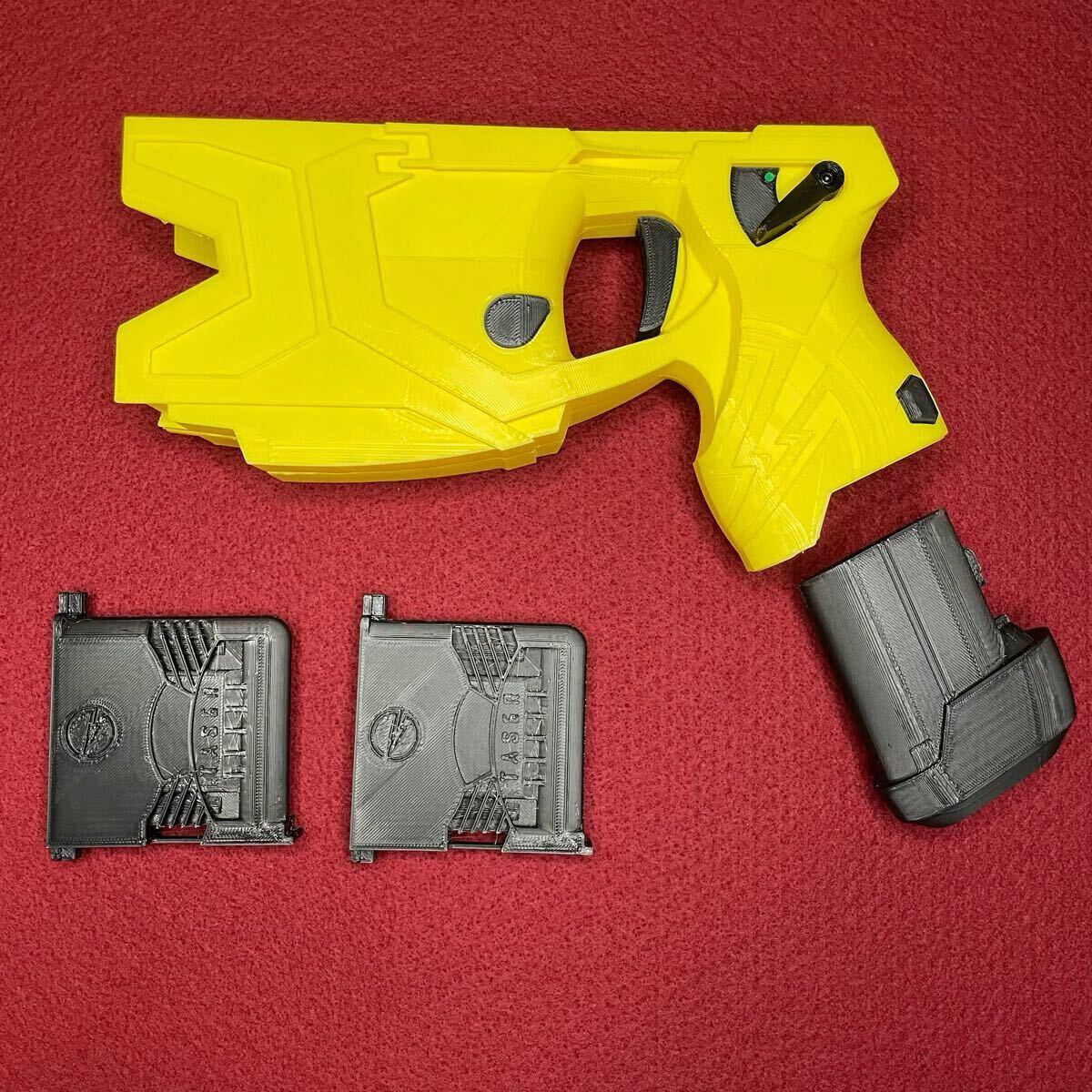 【試作品】3Dプリンター製 TASER X2 テーザーガン LE装備 3Dプリンター製 TASER X2 テーザーガン LE装備