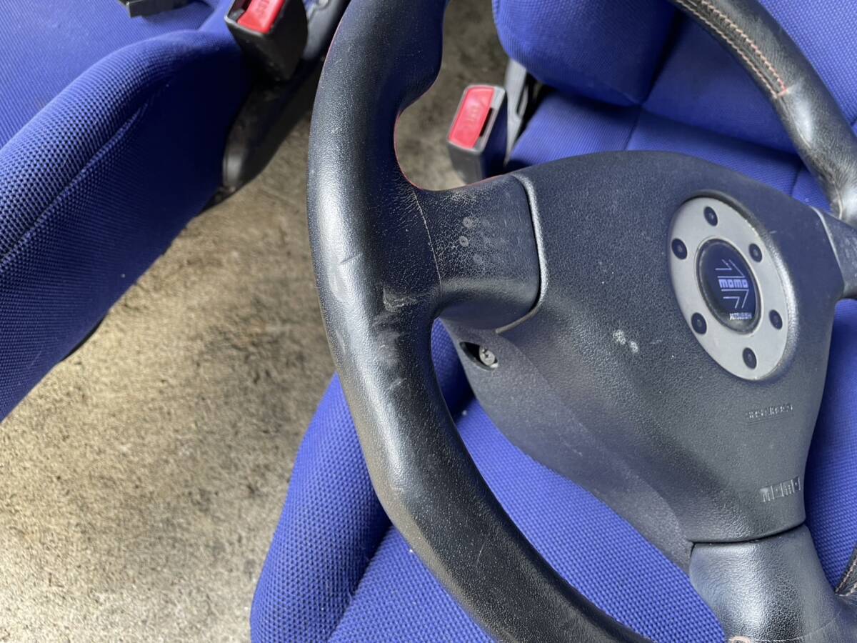 中古品 三菱 DE3A FTO GPX 純正オプション MOMOステアリング