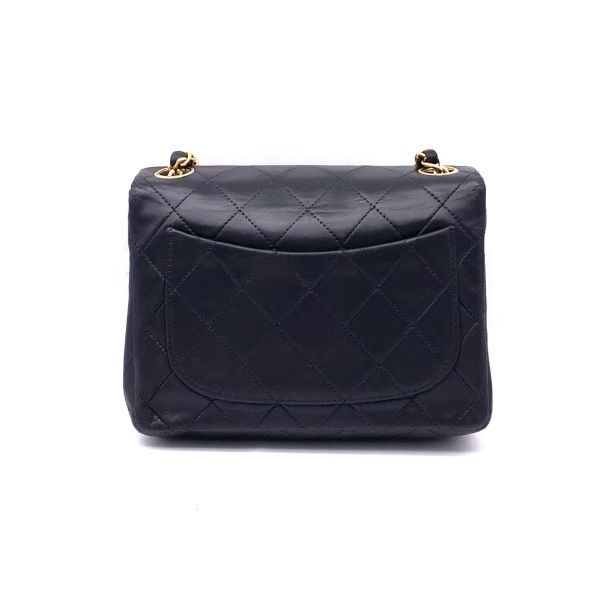 1円 良品 CHANEL シャネル ミニ マトラッセ ターンロック ココマーク ラムスキン チェーン ショルダー バッグ eH0556H
