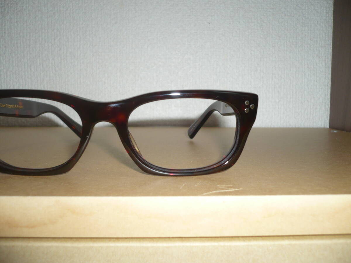 Oliver Goldsmith VICE CONSUL-s Dark Tortoiseshell 新品同様 日本製 10金 3ピン 8mm生地 ピーターセラーズ ピンクパンサー_画像6