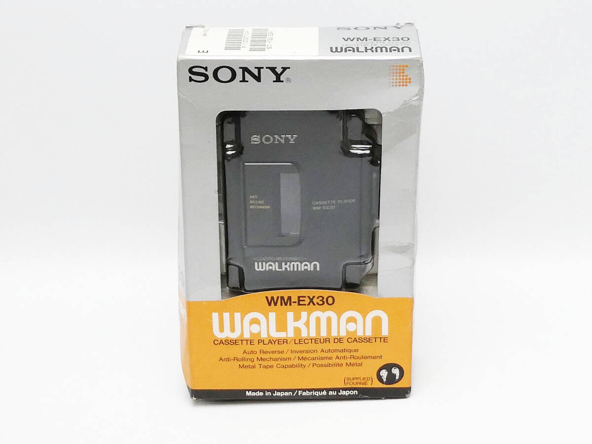  не использовался товары долгосрочного хранения SONY WM-EX30 WALKMAN Walkman CASSETTE PLAYER Sony портативный аудио плеер кассетная магнитола 
