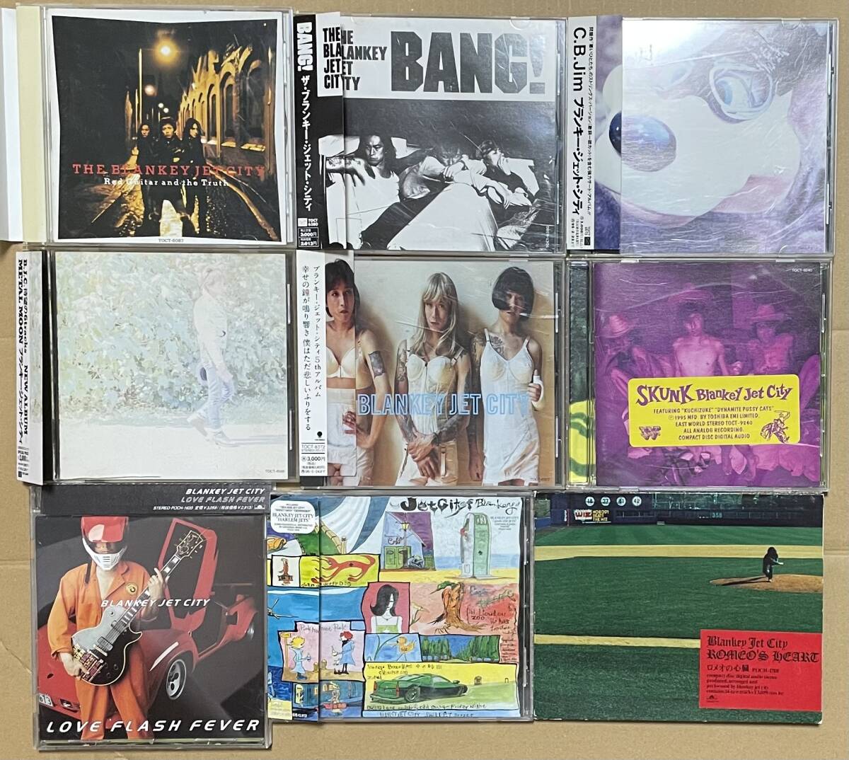 CD BLANKEY JET CITY アルバム9枚まとめ BLANKEY JET CITY - アルバム 全9枚 + ベスト 1枚 / CD 10枚