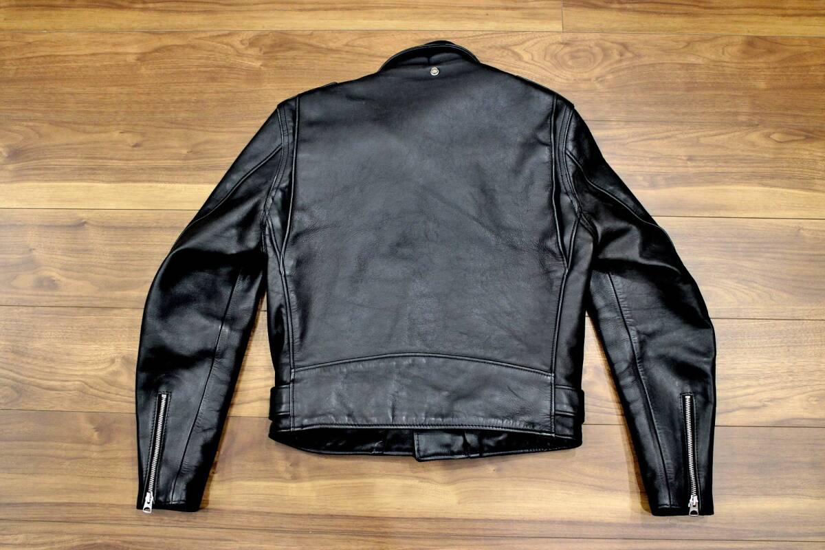 美品★ショット 613NS ワンスター ダブルライダース サイズ【36】★アメリカ制 中田商店別注 黒タグ 復(fù)刻 サボテンタグ 618 613xx 60s 70s 