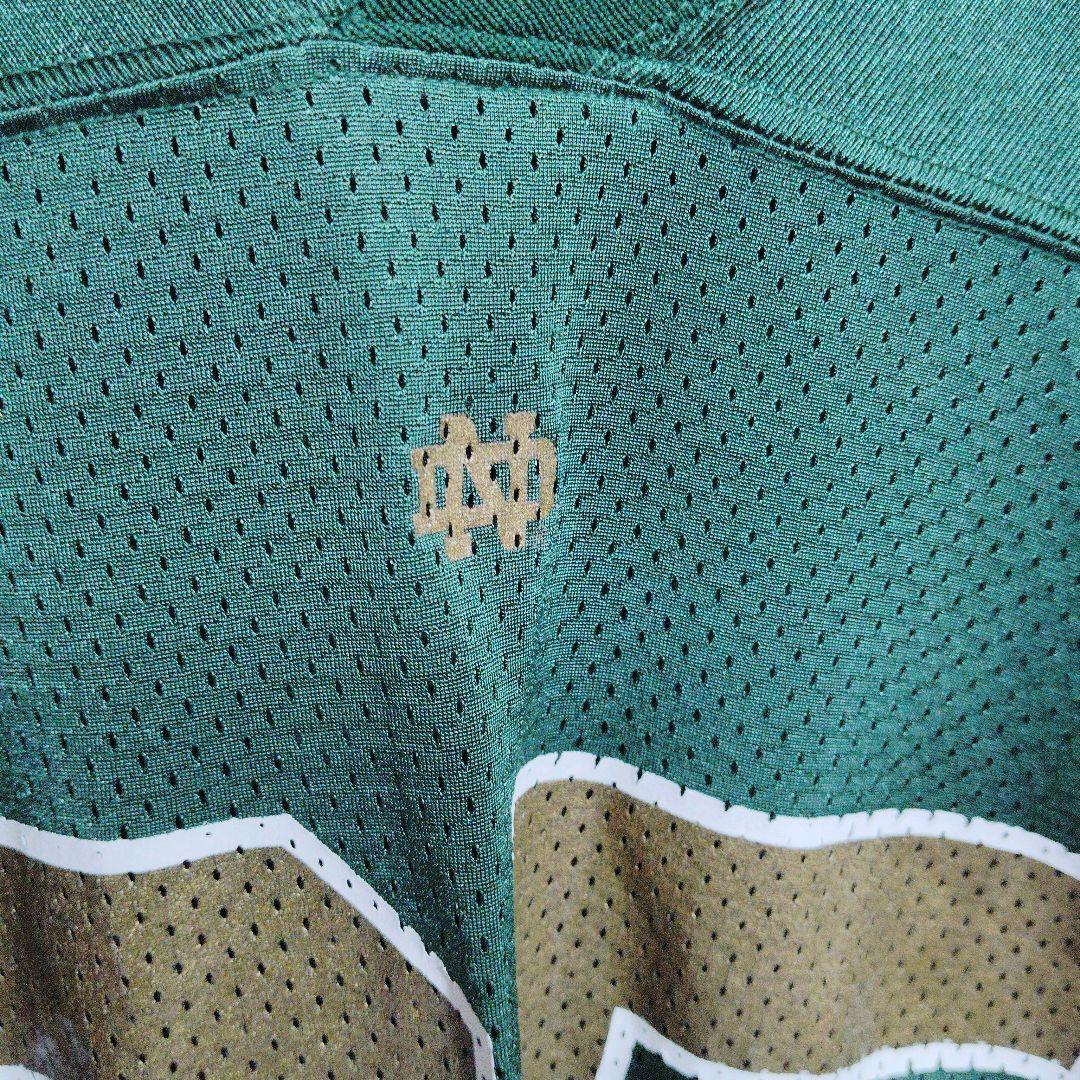 アディダス　adidas　Tシャツ　半袖　ユニフォーム　緑　ノートルダム大學(xué)