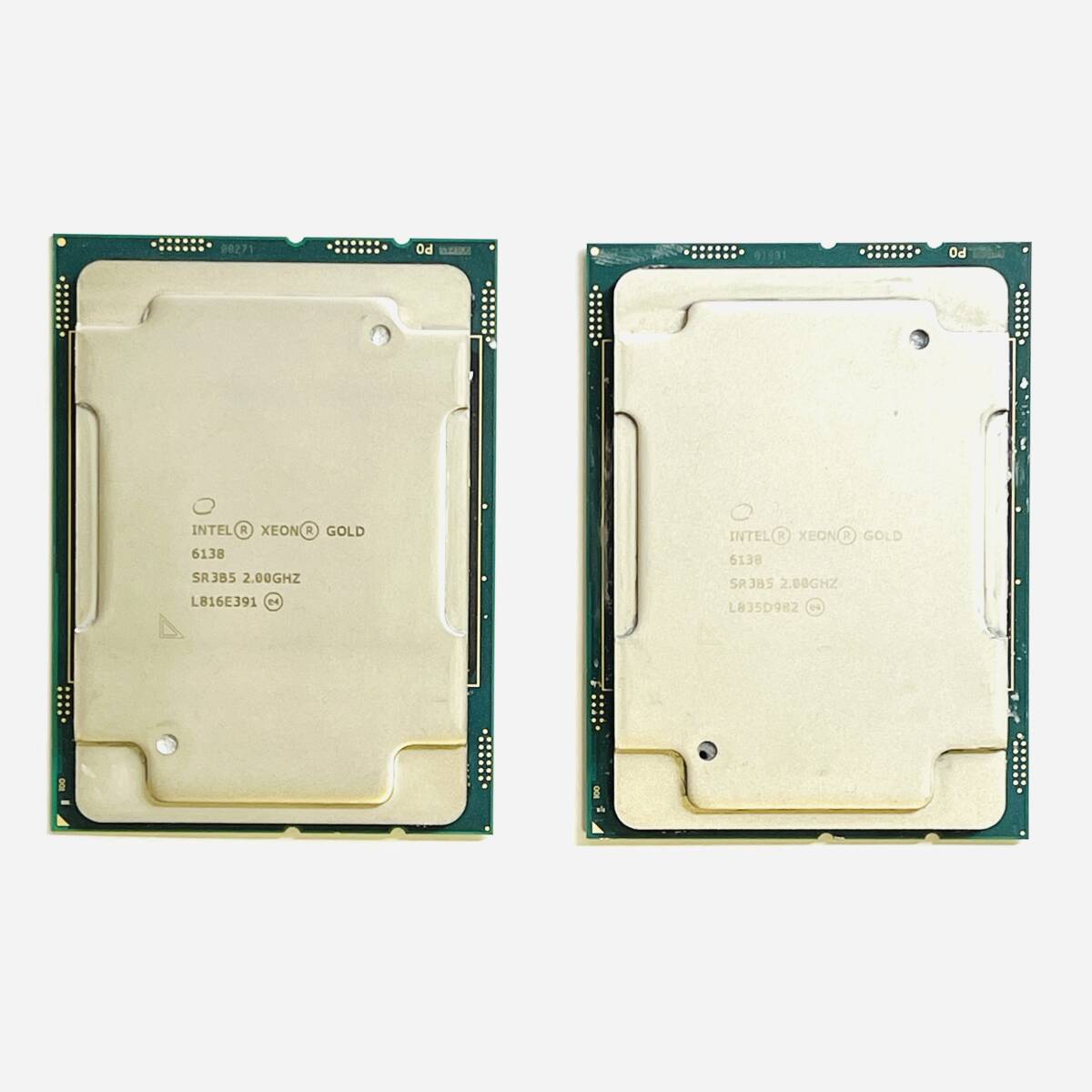 [ 2 шт. комплект ]Intel Xeon Gold 6138 SR3B5 FCLGA3647