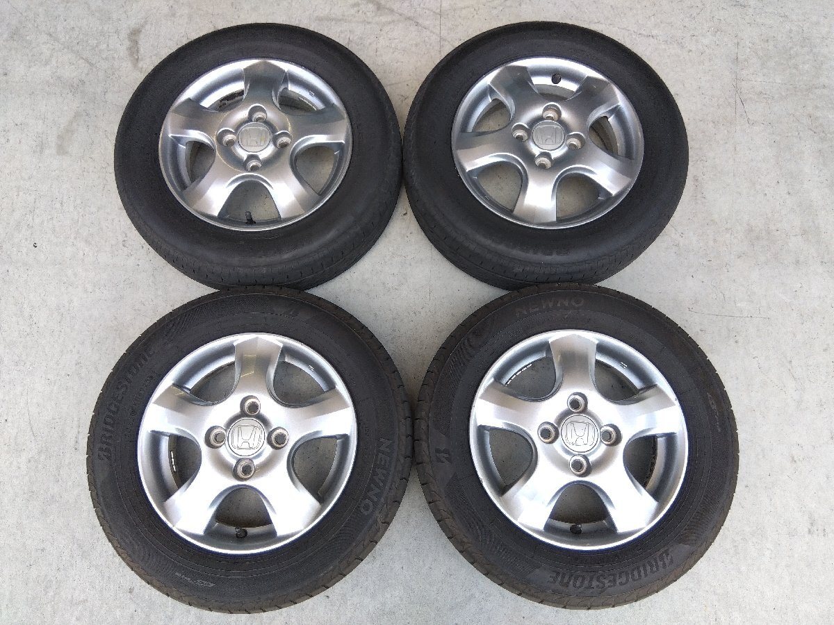 m управление 78210 H19 Vamos HM1]* более поздней модели, оригинальные 13 -дюймовые легкосплавные алюминиевые литые диски 4J +45 PCD100 4H *155/70R13 2021/23 год производства шина есть 