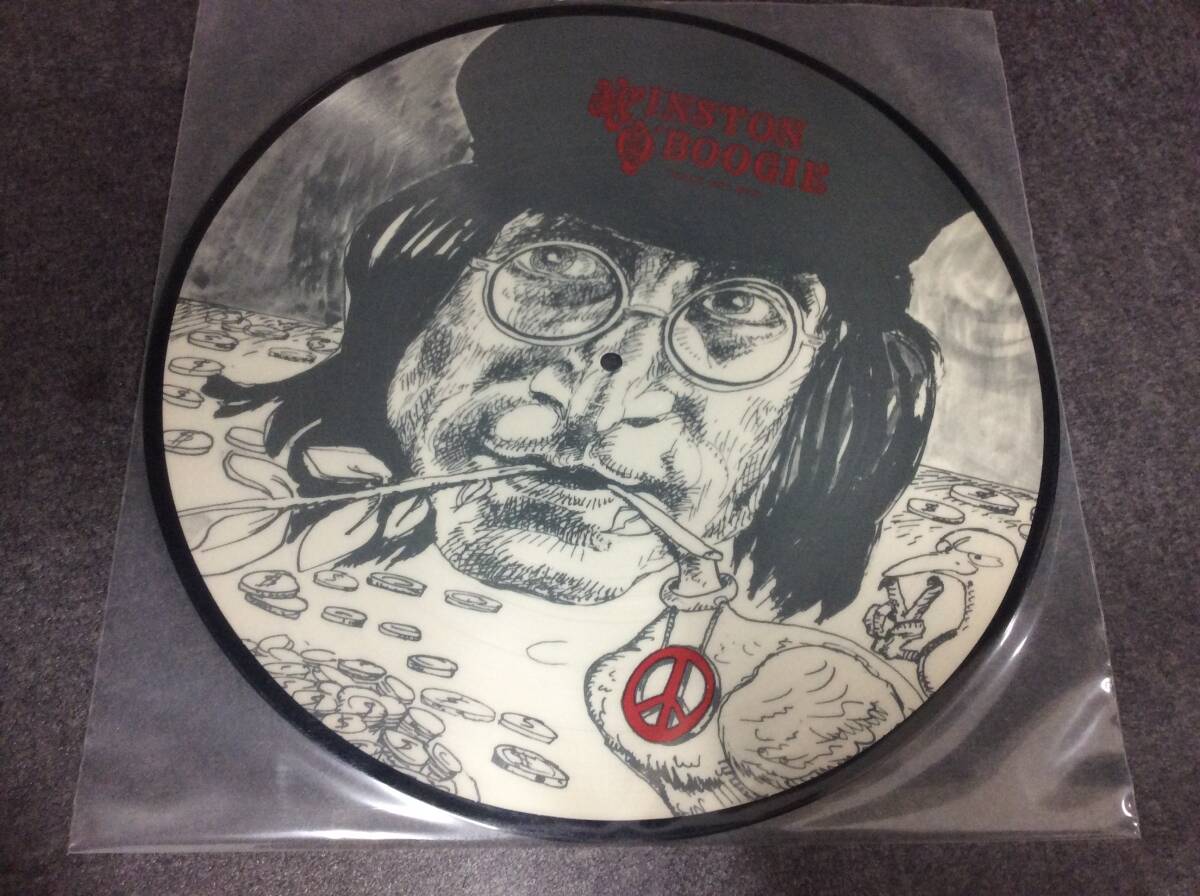 ビートルズ☆LP☆ジョン レノン☆ピクチャー盤☆Winston O'Boogie☆Peace Not War☆詳しくは寫真を