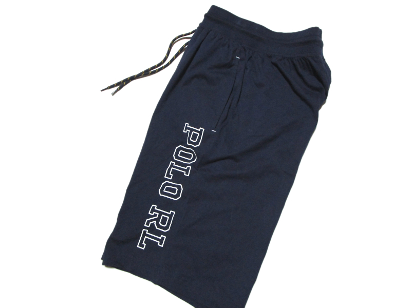 【ポロ ラルフローレン】 新品　ロゴプリント　ショトパンツ　サイズL　ネイビー　短パン　未使用　POLO RALPH LAUREN　國內(nèi)正規(guī)