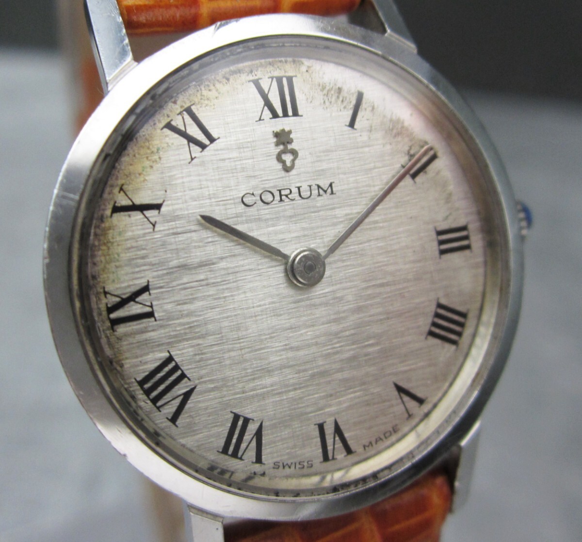  редкий mo Delco rum механический завод наручные часы Corum оригинальный хвост таблеток серебряный 