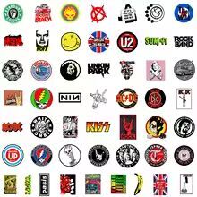 【ロックバンド 音楽ステッカー 50枚セット】送料無料！