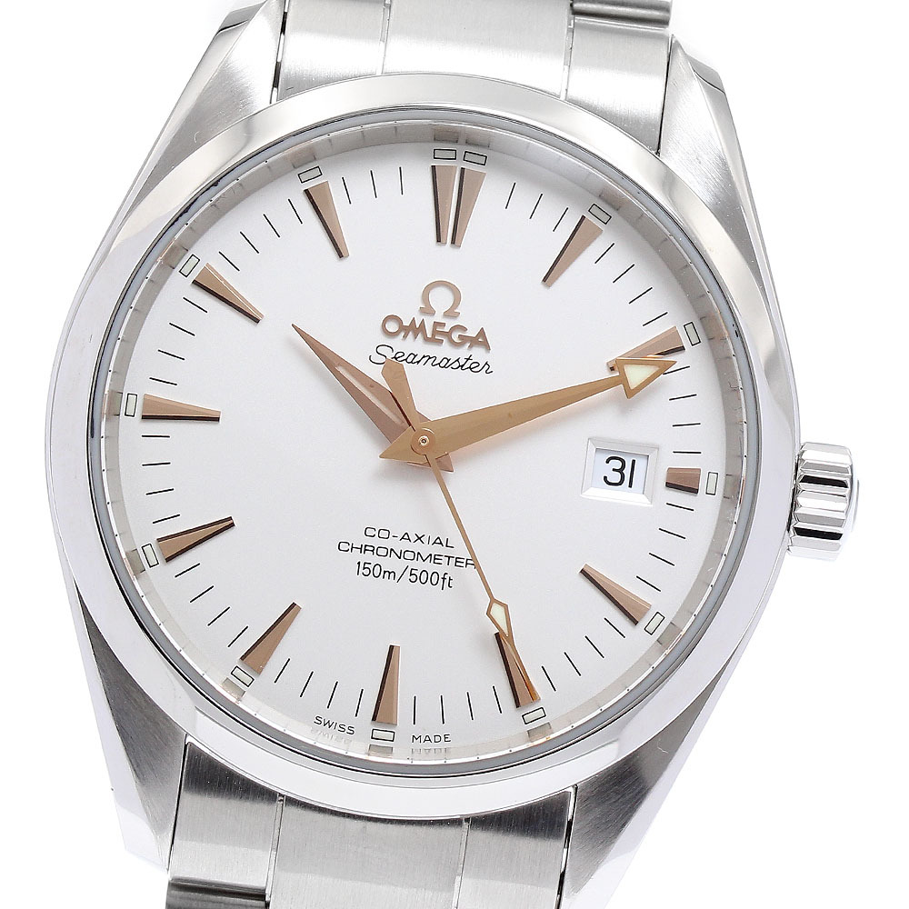 オメガ OMEGA 2503.34 シーマスター アクアテラ コーアクシャル デイト 自動巻き メンズ _890072