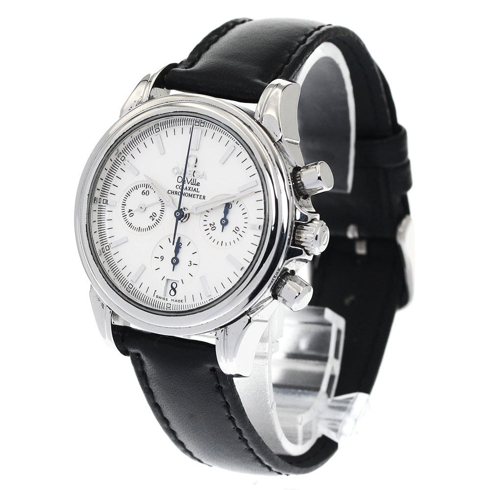  Omega OMEGA 4872.31.32 De Ville коаксильный хронограф самозаводящиеся часы женский хорошая вещь _887973