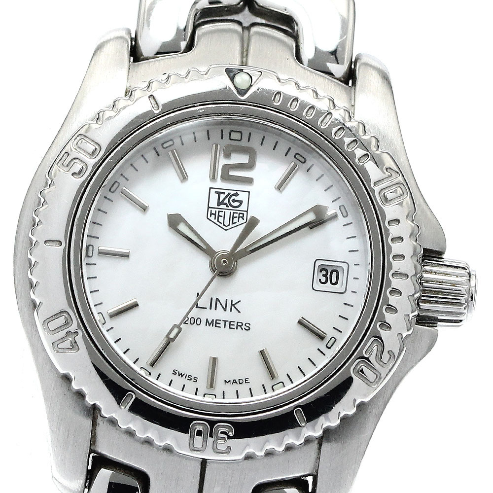 タグホイヤー TAG HEUER WT141H リンク デイト クォーツ レディース 保証書付き_888813【ev10】_画像1