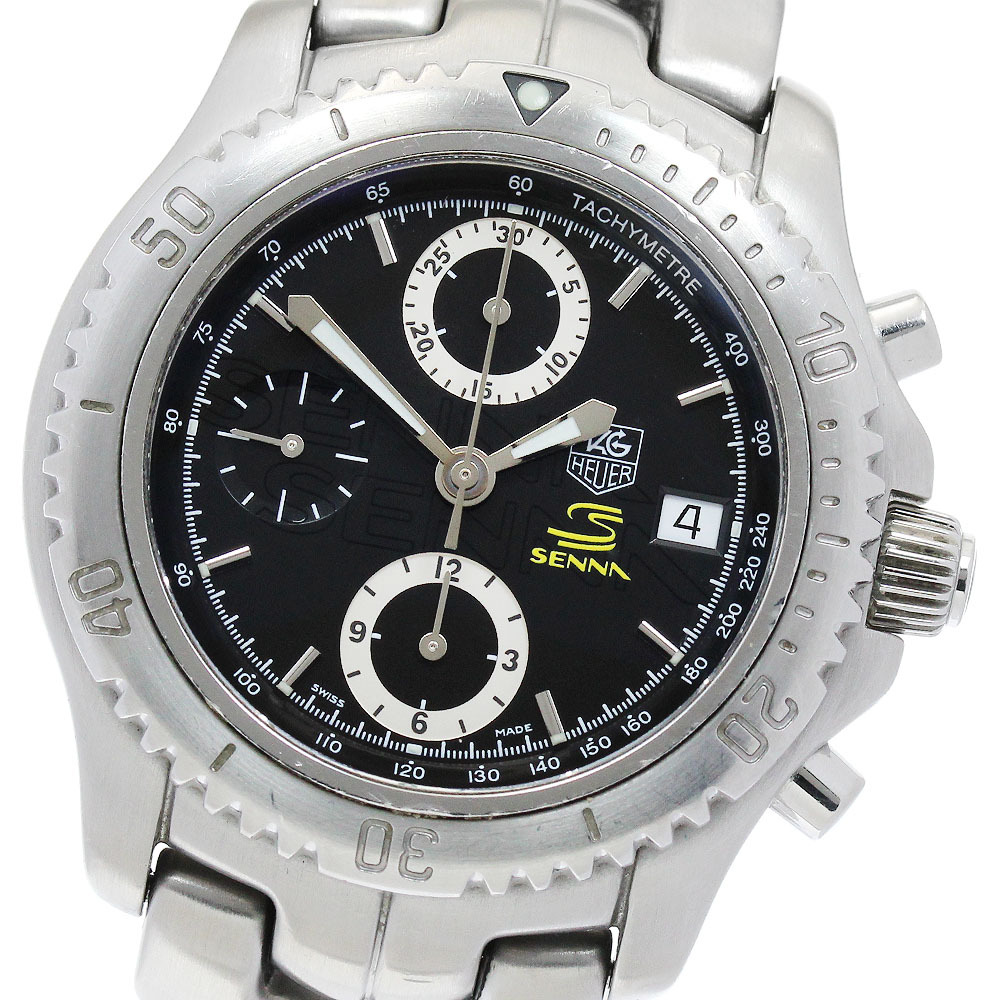  TAG Heuer TAG HEUER CT5114 ссылка i-ll тонн * Senna хронограф самозаводящиеся часы мужской _887426