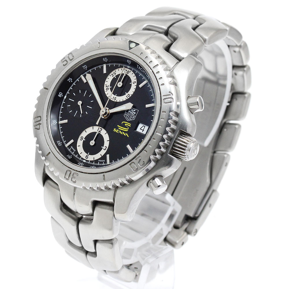  TAG Heuer TAG HEUER CT5114 ссылка i-ll тонн * Senna хронограф самозаводящиеся часы мужской _887426